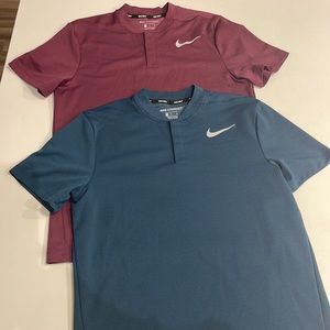 Nike golf polos size medium
